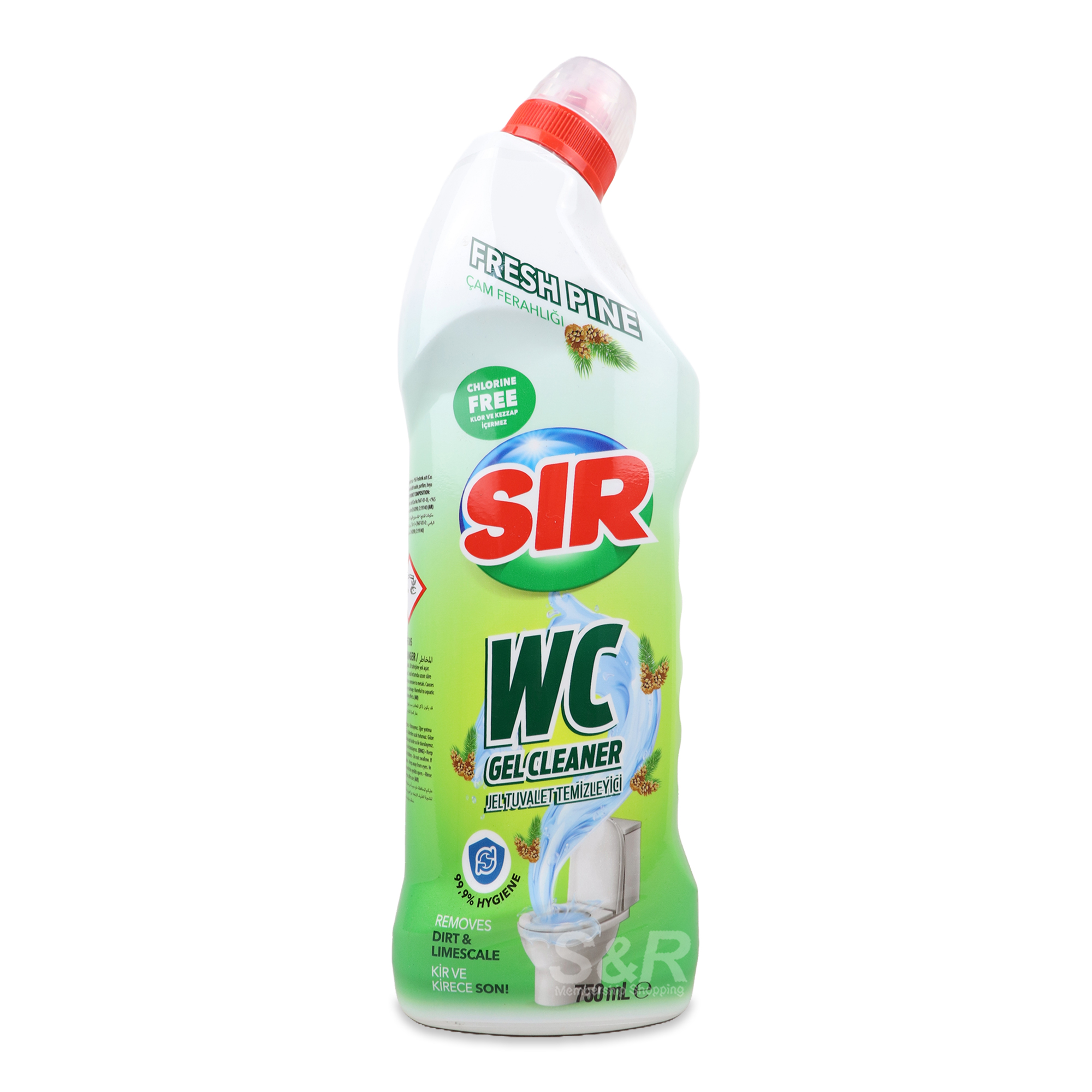 SIR WC GEL Cleaner Fresh Pine 750mL SIR WC GEL Cleaner Fresh Pine 750mL